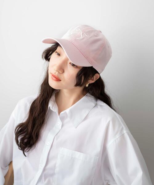 WEGO（ウィゴー）の「WEGO/ワンポイント刺繍キャップ（キャップ・レディース・ブラック/ライトピンク/オフホワイト/その他1・FREE）」の12枚目の写真