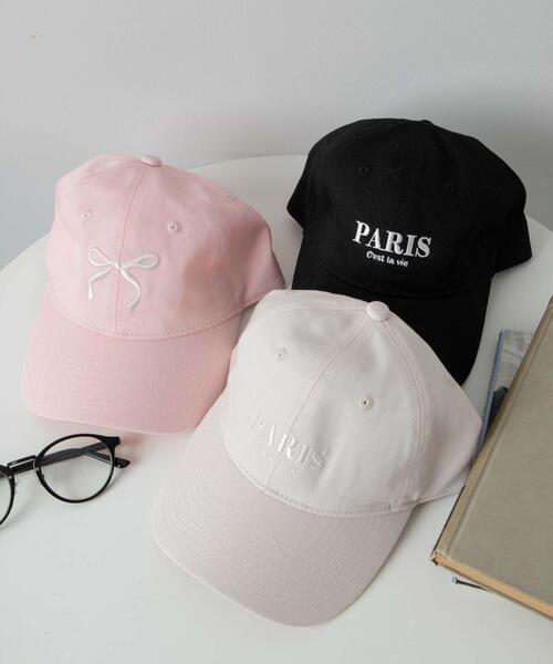 WEGO（ウィゴー）の「WEGO/ワンポイント刺繍キャップ（キャップ・レディース・ブラック/ライトピンク/オフホワイト/その他1・FREE）」の10枚目の写真