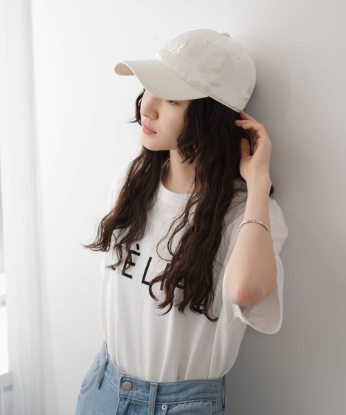 WEGO（ウィゴー）の「WEGO/ワンポイント刺繍キャップ（キャップ・レディース・ブラック/ライトピンク/オフホワイト/その他1・FREE）」の20枚目の写真