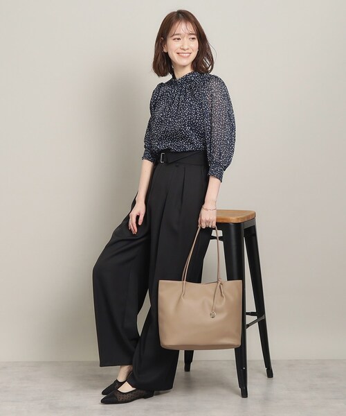 ITS'DEMO（イッツデモ）の「◆【M・Lサイズ展開】チュールドットパンプス（パンプス・レディース・ベージュ/ブラック・38/40）」の11枚目の写真