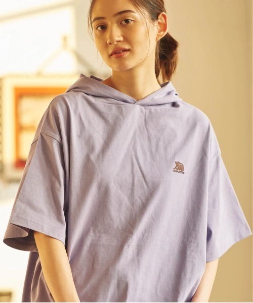 go slow caravan（ゴースローキャラバン）の「COBMASTER/コブマスター　1P刺繍 ビッグTEE-PK（パーカー・メンズ・ラベンダー/ホワイト/グリーン系その他/イエロー/オートミール/ブラック・LARGE/MEDIUM/X-LARGE）」の2枚目の写真