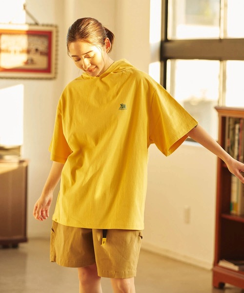 go slow caravan（ゴースローキャラバン）の「COBMASTER/コブマスター　1P刺繍 ビッグTEE-PK（パーカー・メンズ・ラベンダー/ホワイト/グリーン系その他/イエロー/オートミール/ブラック・LARGE/MEDIUM/X-LARGE）」の21枚目の写真