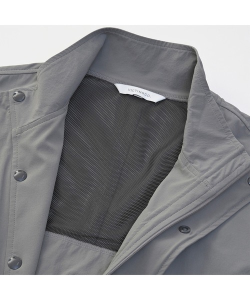 VICTIM（ヴィクティム）の「VICTIM ヴィクティム / TECH BLOUSON テックブルゾン 撥水 接触冷感 / VTM-24-O-004（ブルゾン・メンズ・ブラック/グレー・LARGE/MEDIUM/X-LARGE）」の10枚目の写真