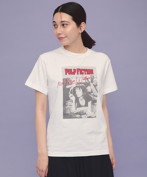 eL（エル）の「【eL】Pulp Fiction Tee/104511（Tシャツ/カットソー・レディース・ホワイト・FREE）」の7枚目の写真
