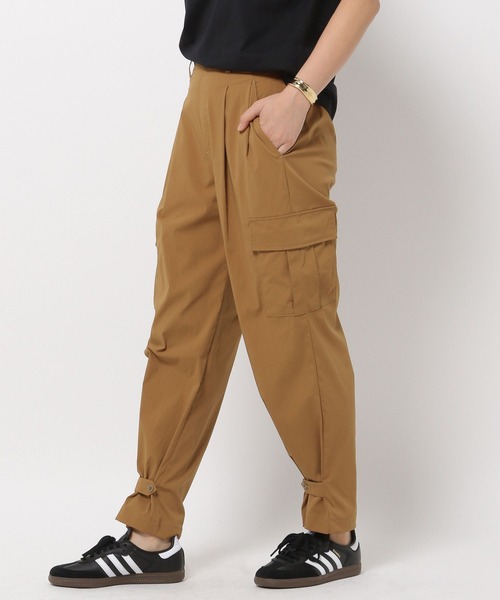 HEREIAM(ヘレイアム)の「【HEREIAM】撥水/ストレッチタスランワークパンツ(その他パンツ・レディース・キャメル/ブラック/ライトピンク・SMALL/MEDIUM)」の3枚目の写真