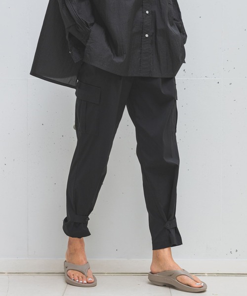 HEREIAM(ヘレイアム)の「【HEREIAM】撥水/ストレッチタスランワークパンツ(その他パンツ・レディース・キャメル/ブラック/ライトピンク・SMALL/MEDIUM)」の2枚目の写真