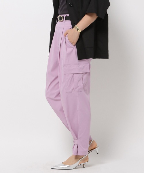 HEREIAM(ヘレイアム)の「【HEREIAM】撥水/ストレッチタスランワークパンツ(その他パンツ・レディース・キャメル/ブラック/ライトピンク・SMALL/MEDIUM)」の8枚目の写真