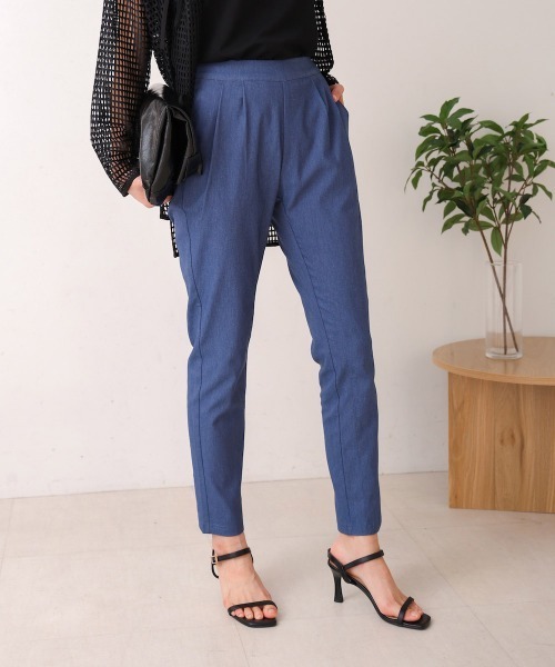 Bou Jeloud（ブージュルード）の「【34-42サイズ展開あり】　UV/接触冷感　HAKIYASEパンツ（その他パンツ・レディース・オフホワイト/ブルー/カーキ/ブラック/イエロー/インディゴブルー/ベージュ・36/38/34/40/42）」の6枚目の写真