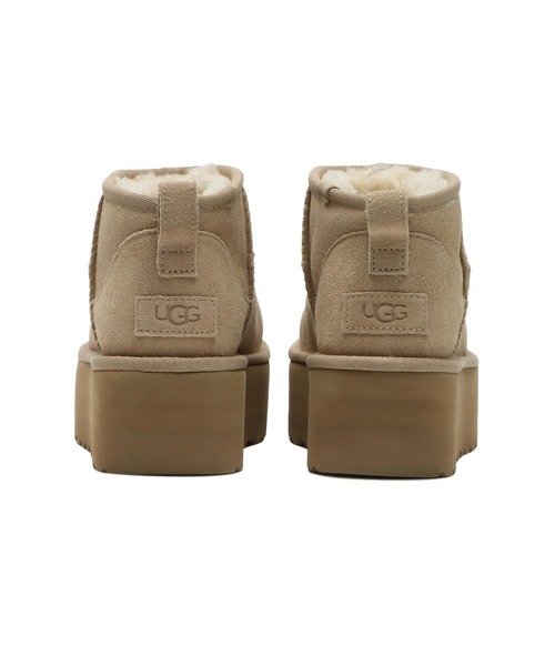 UGG（アグ）の「W CLASSIC ULTRA MINI PLATFORM　1135092（ブーツ・レディース・ベージュ・6/8/5/7/9）」の8枚目の写真