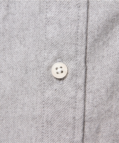 CIAOPANIC（チャオパニック）の「【Ciaopanic】　ソフトビエラムジシャツLS（シャツ/ブラウス・メンズ・ホワイト/グレー/チャコールグレー/ネイビー/ダークカーキ/モカ・SMALL/LARGE/MEDIUM）」の8枚目の写真