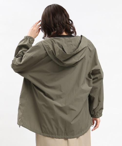 GLOBAL WORK Smile Seed Store（グローバルワーク スマイルシードストア）の「撥水UVライトフードブルゾン/100830（ブルゾン・レディース・ベージュ/ブラック/カーキ/アイボリー・SMALL/X-LARGE/MEDIUM/LARGE）」の13枚目の写真