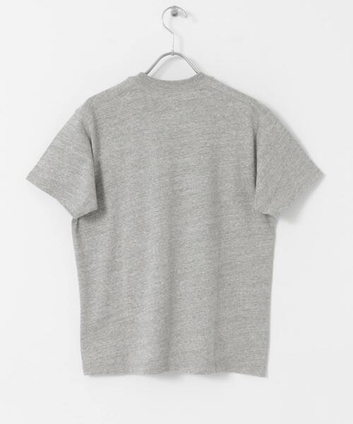 FORK&SPOON(フォークアンドスプーン)の「FORK&SPOON ラフィー天竺ショートスリーブTシャツ(Tシャツ/カットソー・レディース・グレー系その他/ブラック/オフホワイト・1)」の8枚目の写真