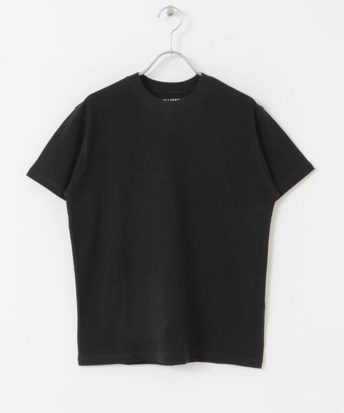 FORK&SPOON(フォークアンドスプーン)の「FORK&SPOON ラフィー天竺ショートスリーブTシャツ(Tシャツ/カットソー・レディース・グレー系その他/ブラック/オフホワイト・1)」の5枚目の写真