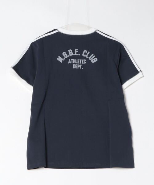 My sugar Babe（マイシュガーベイブ）の「MSB college line ringer tee (ladies)（Tシャツ/カットソー・メンズ・ホワイト/アイボリー/ネイビー/ベージュ・フリー）」の5枚目の写真