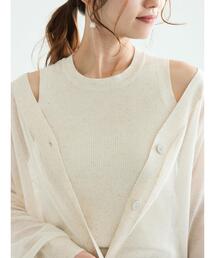 Te chichi | リネンミックスリブニットタンクトップ(ニット/セーター)