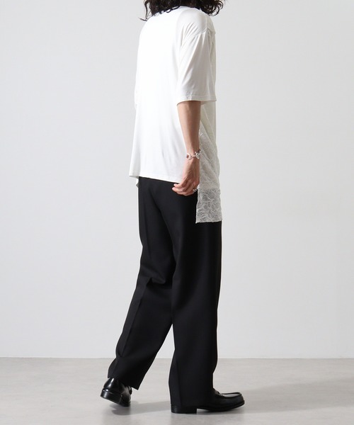 EVOLUTION(エボリューション)の「EVOLUTION ドレープTシャツ(Tシャツ/カットソー・メンズ・オフホワイト/ブラック・M/L)」の12枚目の写真