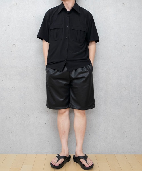 NKNIT ブラウン ショートパンツ 合成皮革 楽天市場】2色 レザーパンツ ショートパンツ PU革 ハイウエスト