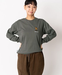 7.4oz ホットドッグ刺繍ロンTee
