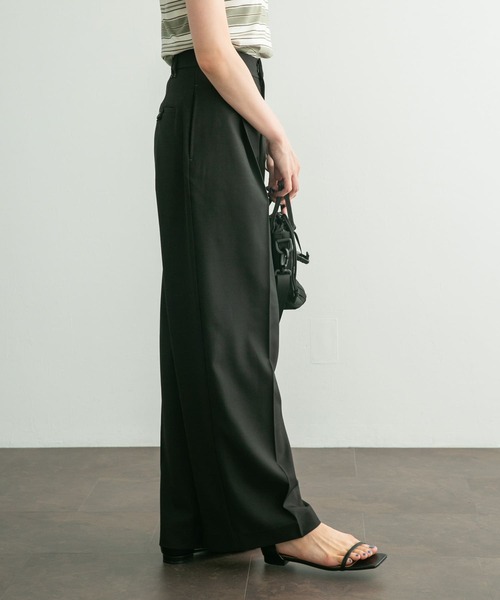 KBF（ケイビーエフ）の「ダブルループベルトスラックス（その他パンツ・レディース・ブラック/グレー系その他/ブルー・36/38）」の11枚目の写真