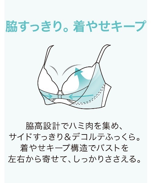 「リボンブラ 脇すっきり」（ブラジャー）｜WACOAL（ワコール）