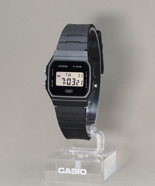 CASIO（カシオ）の「CASIO CLASSIC / F-91WB-1AJF（デジタル腕時計・メンズ・ブラック・FREE）」の10枚目の写真