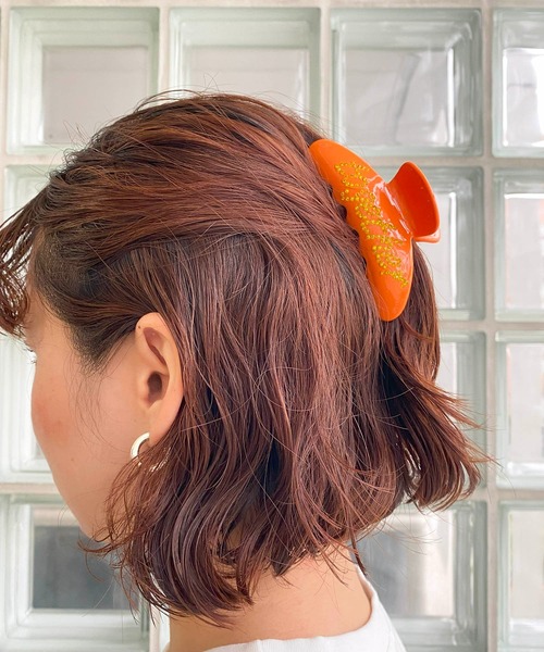 バレッタ/ヘアクリップ（オレンジ系）一覧 - WEAR
