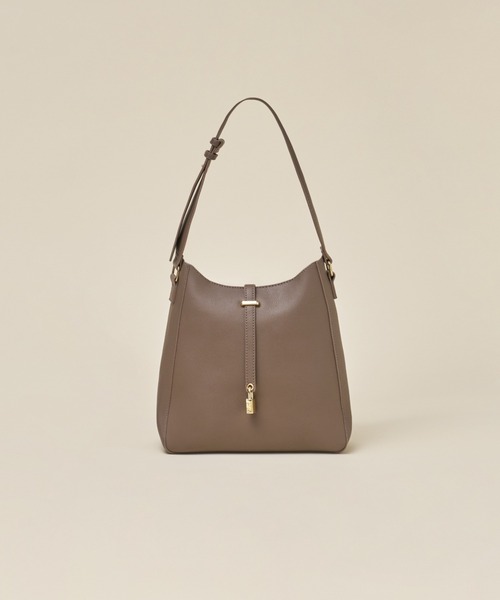 SNIDEL（スナイデル）の「パッドロックトートバッグ（トートバッグ・レディース・ブラック/ベージュ/モカ・FREE）」の2枚目の写真