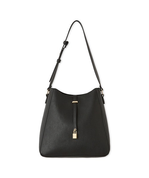 SNIDEL（スナイデル）の「パッドロックトートバッグ（トートバッグ・レディース・ブラック/ベージュ/モカ・FREE）」の5枚目の写真