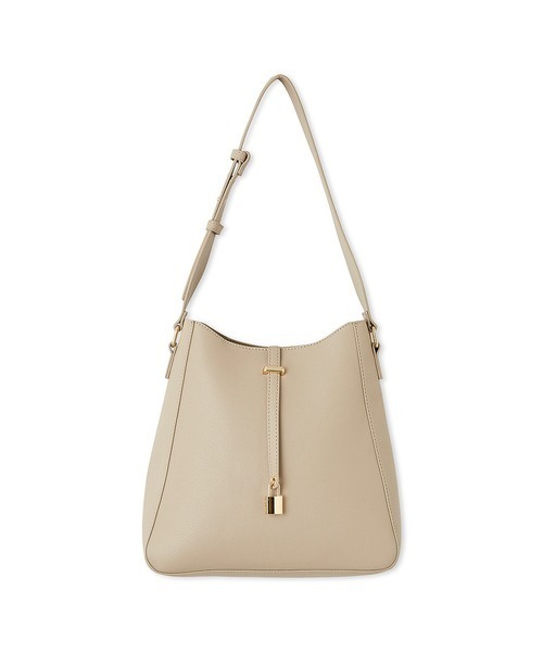 SNIDEL（スナイデル）の「パッドロックトートバッグ（トートバッグ・レディース・ブラック/ベージュ/モカ・FREE）」の4枚目の写真