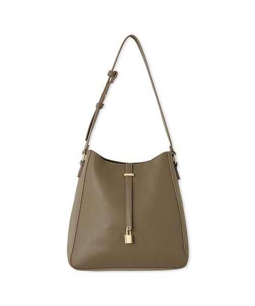 SNIDEL（スナイデル）の「パッドロックトートバッグ（トートバッグ・レディース・ブラック/ベージュ/モカ・FREE）」の6枚目の写真