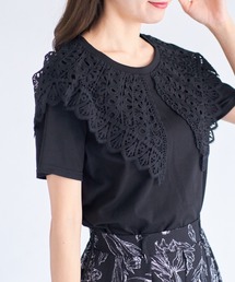 【ZOZO限定】レースカラーTシャツ