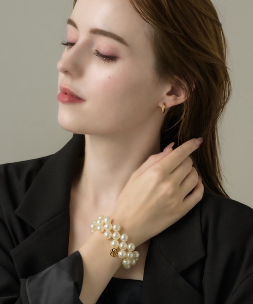 muku（ムク）の「HAIR TIE・BRACELET/PEARL（ヘアゴム・レディース・ホワイト・FREE）」の18枚目の写真