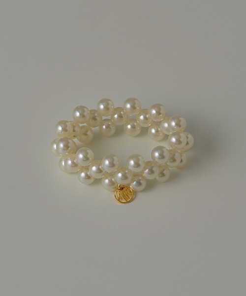 muku（ムク）の「HAIR TIE・BRACELET/PEARL（ヘアゴム・レディース・ホワイト・FREE）」の6枚目の写真