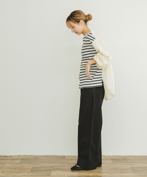 ITEMS URBANRESEARCH(アイテムズ アーバンリサーチ)の「ナイロンドッキングプルオーバー(Tシャツ/カットソー・レディース・グレー系その他/ブラック系その他/ホワイト系その他・FREE)」の22枚目の写真