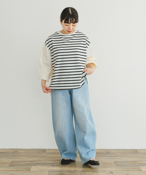 ITEMS URBANRESEARCH(アイテムズ アーバンリサーチ)の「ナイロンドッキングプルオーバー(Tシャツ/カットソー・レディース・グレー系その他/ブラック系その他/ホワイト系その他・FREE)」の16枚目の写真