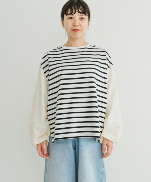 ITEMS URBANRESEARCH(アイテムズ アーバンリサーチ)の「ナイロンドッキングプルオーバー(Tシャツ/カットソー・レディース・グレー系その他/ブラック系その他/ホワイト系その他・FREE)」の14枚目の写真