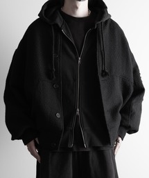 RUUBON（ルーボン）の「【RUUBON】tweed balloon MA-1 blouson / ツイードバルーンMA-1ブルゾン（ブルゾン）」