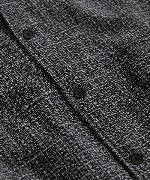 RUUBON（ルーボン）の「【RUUBON】tweed balloon MA-1 blouson / ツイードバルーンMA-1ブルゾン（ブルゾン・メンズ・グレー/ブラック・L/M/S）」の12枚目の写真