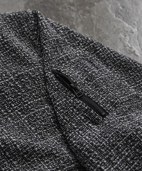 RUUBON（ルーボン）の「【RUUBON】tweed balloon MA-1 blouson / ツイードバルーンMA-1ブルゾン（ブルゾン・メンズ・グレー/ブラック・L/M/S）」の15枚目の写真