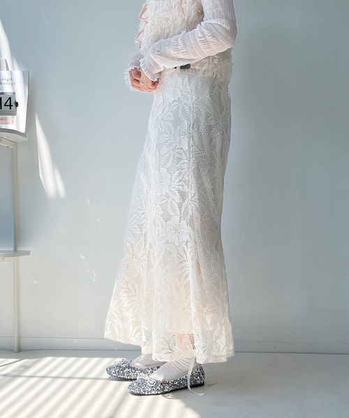 AS KNOW AS plus(アズノゥアズプラス)の「◇ベルト付きマーメイドスカート(スカート・レディース・ホワイト系/ブラック/ブラウン系/ブラック系/ブラック系1/グレー系1/アイボリー系1・FREE)」の14枚目の写真