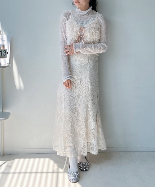 AS KNOW AS plus(アズノゥアズプラス)の「◇ベルト付きマーメイドスカート(スカート・レディース・ホワイト系/ブラック/ブラウン系/ブラック系/ブラック系1/グレー系1/アイボリー系1・FREE)」の17枚目の写真