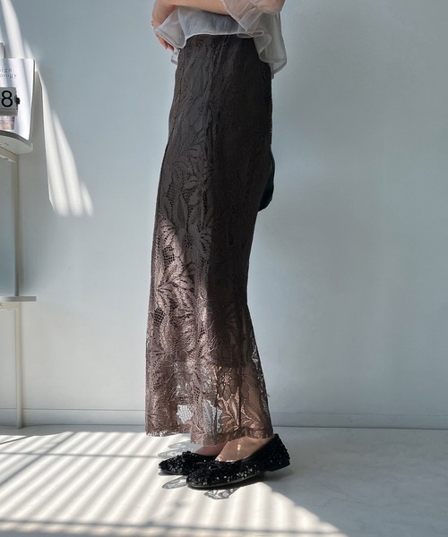 AS KNOW AS plus(アズノゥアズプラス)の「◇ベルト付きマーメイドスカート(スカート・レディース・ホワイト系/ブラック/ブラウン系/ブラック系/ブラック系1/グレー系1/アイボリー系1・FREE)」の20枚目の写真