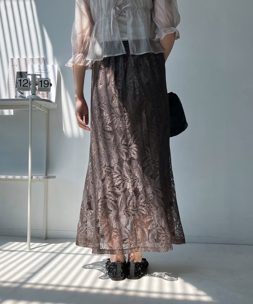 AS KNOW AS plus(アズノゥアズプラス)の「◇ベルト付きマーメイドスカート(スカート・レディース・ホワイト系/ブラック/ブラウン系/ブラック系/ブラック系1/グレー系1/アイボリー系1・FREE)」の21枚目の写真