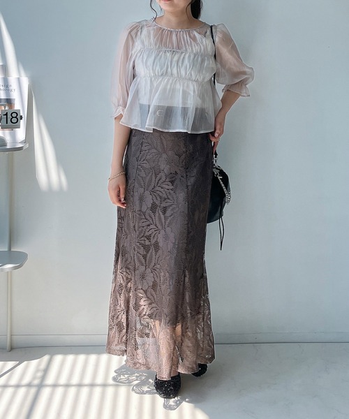 AS KNOW AS plus(アズノゥアズプラス)の「◇ベルト付きマーメイドスカート(スカート・レディース・ホワイト系/ブラック/ブラウン系/ブラック系/ブラック系1/グレー系1/アイボリー系1・FREE)」の22枚目の写真