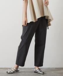【新品未使用】MELROSE claire  グレー　ワイドパンツ MELROSE claire パンツ 「シーズンを象徴する生地感のベルテッド