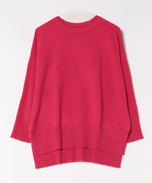 【セール】バックテープエンボスロゴニット（ニット/セーター）｜Jines（ジネス）