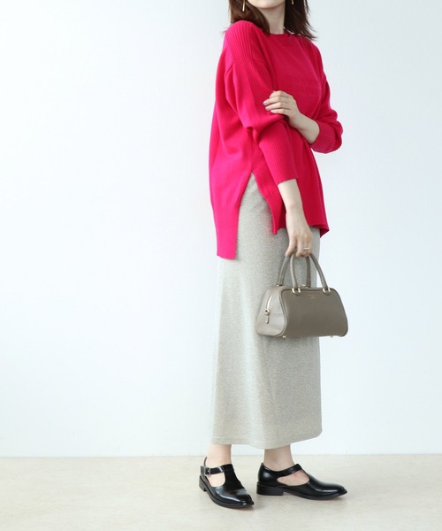 【セール】バックテープエンボスロゴニット（ニット/セーター）｜Jines（ジネス）