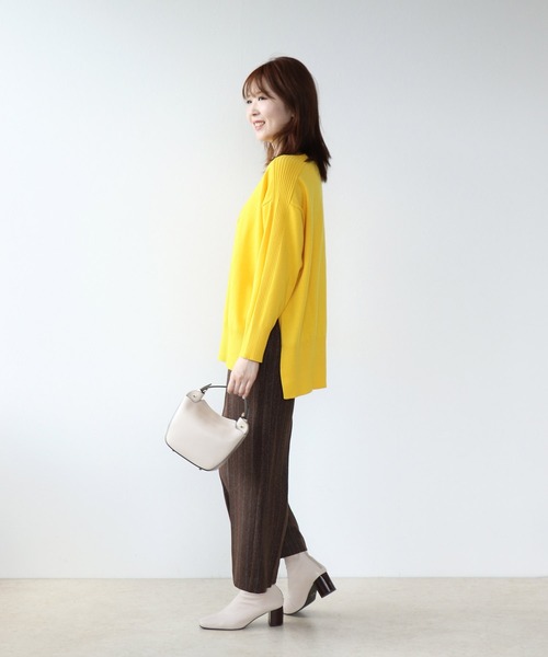 【セール】バックテープエンボスロゴニット（ニット/セーター）｜Jines（ジネス）