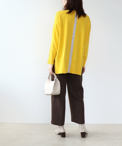 【セール】バックテープエンボスロゴニット（ニット/セーター）｜Jines（ジネス）