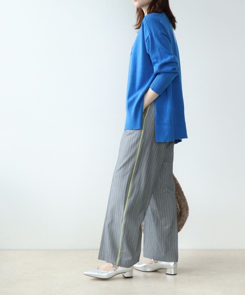 【セール】バックテープエンボスロゴニット（ニット/セーター）｜Jines（ジネス）